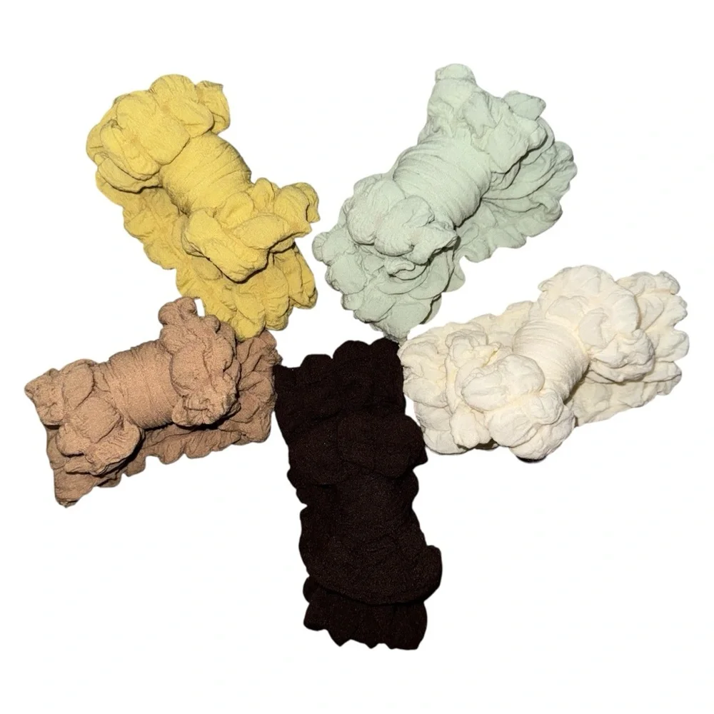 5 Large Bow Headband Lot
